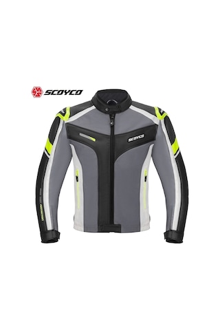 Scoyco Jk152- Dört Mevsim Mont Neon Sarı - Siyah