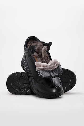 Hakiki Deri Erkek Klasik Bot 214kma250 Siyah