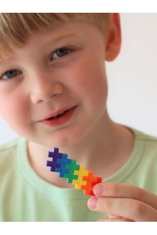 Plus - Plus Minecraft Temalı Silindir Kutuda Basic - Temel Başlangıç Lego Yapı Oyuncağı 100 Parça