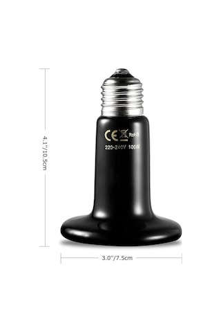 Kızılötesi Seramik Isıtıcı Lamba 100w E27 B