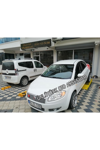OtoÇizgi Fiat Linea Cam Rüzgarlığı 2006-2018 Arası Mugen 4.Lü Parlak Siyah OtoÇizgi