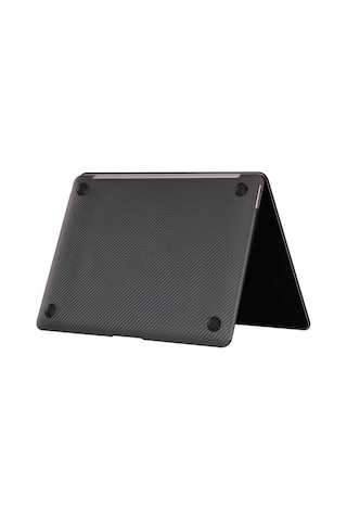 Apple Uyumlu MacBook Pro 13.3' 2020 2021 A2338 A2251 A2289 Karbon Fiber Desenli Kapak 001