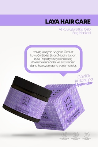 Laya Hair Care At Kuyruğu Saç Maskesi 250 ML
