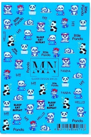 Nail Art Slider Stiker Kalpler Ve Aşk W25