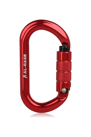 Suofeng Otomatik Kilitli 25kn Alüminyum O Tipi Ana Kilit - Outdoor Tırmanma, Rope İçin Dayanıklı Ve Hafif Kırmızı