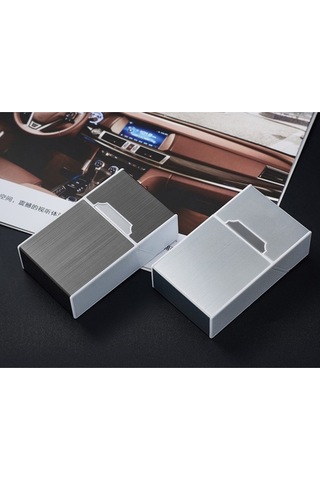 Ulzyvf Usb Şarjlı 20'li Sigara Saklama Kutusu - Taşınabilir Koruyucu Altın Kasa Altın