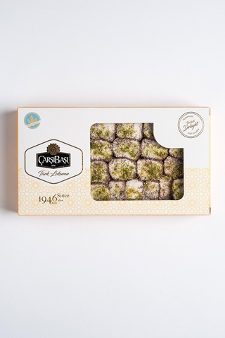 Glutensiz Hindistan Cevizli Antep Fıstıklı Kakaolu Sultan Lokumu 500 Gram