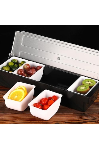 5 Izgaralar Çıkarılabilir Buzdolabı Cmper Sınıflandırma Depolama Kutusu Meyve Tahılları Gıda Konteyner Buzdolabı Mutfak Depolama Şişeler, Kavanozlar Ve Kutular 1