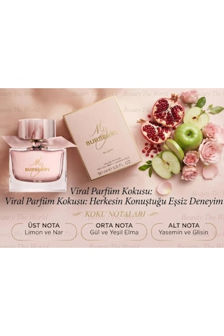 My Burberry Blush Edp 90 Ml - Herkesin Konuştuğu Viral Kadın Parfümü Meyveli