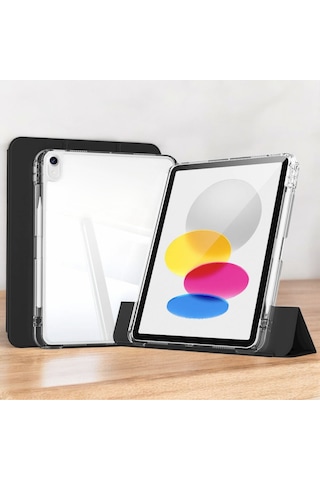 İpad 11 A16 2025 10. Nesil 10.9 Kılıf Magnetik Ayrılabilen Airbagli Sliding Tablet Kılıfı Kapaklı Kılıf