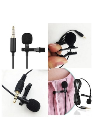 Paleon Plo-dcc5 Yaka Mikrofonu + Kulaklık Aparatı 3.5mm Jack, Hd Ses Kalitesi