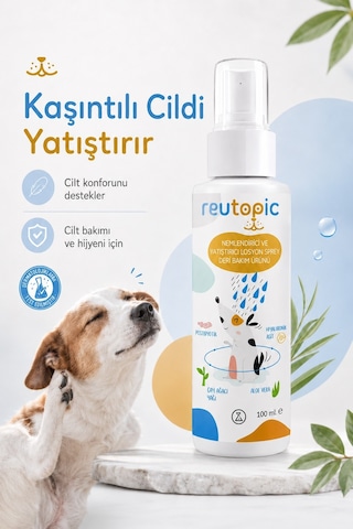 Köpekler İçin 100 Ml Reutopic Dermatit Losyon