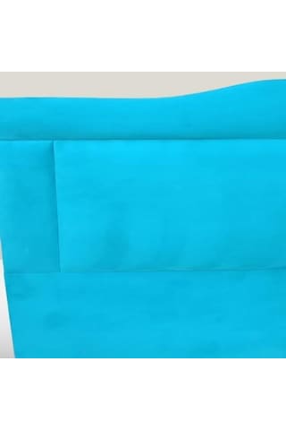 Dk 100'lık Tay Tüyü Kumaş Kabartma Model El Yapımı Tek Kişilik Başlık Turkuaz