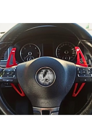 Kırmızı F1 Kulakçık Pedal Shift Paddle Shift F1 Vites siyah