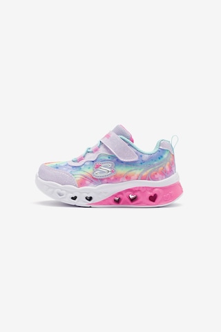 Panço Skechers Flutter Heart Lıghts Kız Bebek Ayakkabı Çok Renkli