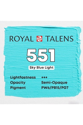 Talens Art Creation Akrilik Boya 75 ML Sky Blue Light 551