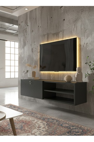 Resital Tv Ünitesi S1244-4 Antrasit Antrasit