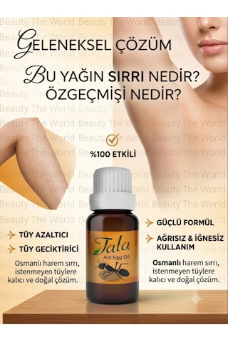 Tala Karınca Yumurtası Yağı - İstenmeyen Tüylere Doğal Ve Kalıcı Çözüm