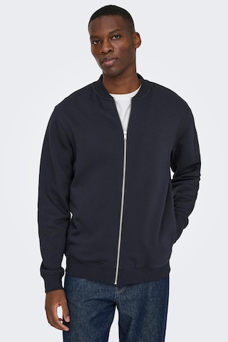 Only & Sons Onsceres Reg Zıp Bomber Jck Noos Siyah