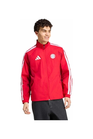 Adidas Erkek Ceket Fcb H Anth Kv6732 Kırmızı