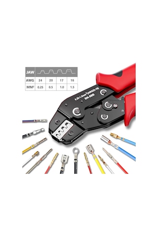 Jst Molex Açık Namlu İçin Cırcırlı Sıkma Aleti Seti, Molex Jst