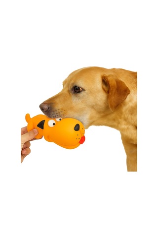 Madpet Köpek Oyuncağı Sesli Uzun Köpek Modeli Dayanıklı Çiğne