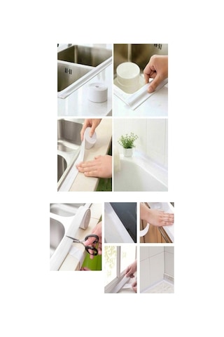 Su Sızdırmaz Geçirmez Bant Lavabo Küvet Kenar Bandı Küvet Duş Ban