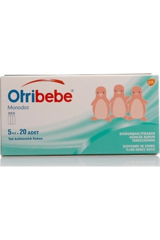 Otribebe Monodoz Serum Fizyolik 5 Ml X 20 Flakon