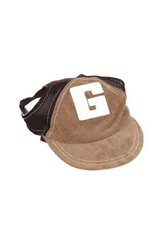 Xindoker Yaz Güneşliği İçin Köpek Şapkası - Ayarlanabilir, Nefes Alabilir Ağ, G Harfli