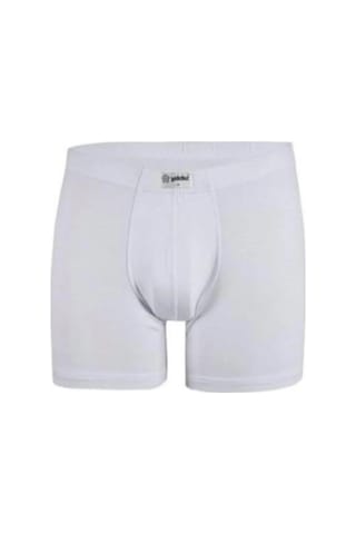 Yıldız Erkek Bambu Likralı Boxer 320/324 - 3 Adet Beyaz