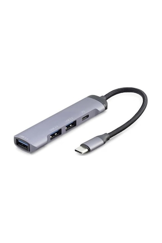 Taplin Tk-129 Type-c To Usb 4port Usb Hub Converter Dönüştürücü