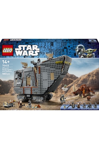 LEGO® Star Wars™ Gezegen Dışı Kum Taşıtı ve Mudhorn 75453 - 14 Yaş ve Üzeri için 7 Karakter İçeren Oyuncak Yapım Seti (1683 Parça)