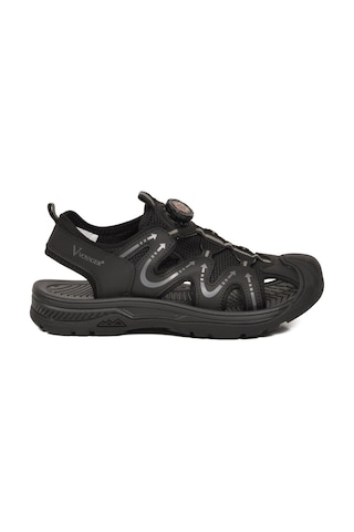 Voyager Erkek Outdoor Trekking Sandalet Nefes Alabilen Yapı Misina Bağcık Siyah E339 M
