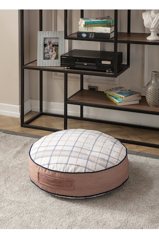 Yuvarlak Yer Minderi Puf, 60 X 60 Cm