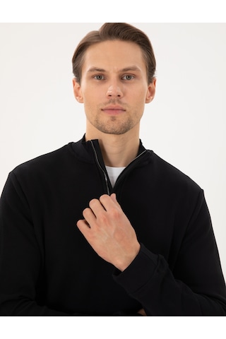 Pierre Cardin Erkek Siyah Sweatshirt 50296505-vr046 Siyah