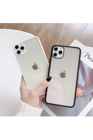 Apple Uyumlu iPhone 12 Mini Uyumlu Zore Endi Kılıf-beyaz -