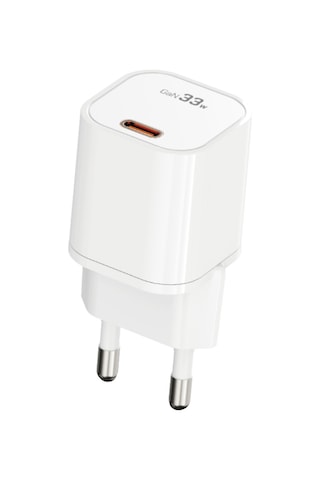 T88 Pd 33w Gan Hızlı Type-c Şarj Cihazı Beyaz