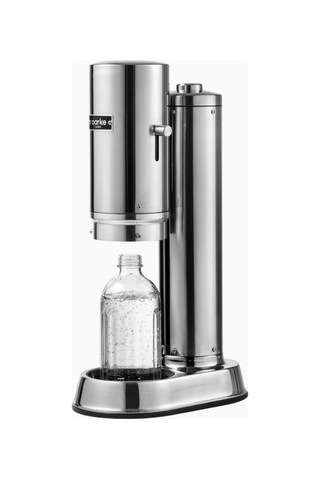 Aarke Carbonator Pro Gazoz Makinesi Ve Cam Şişe Seti Endüstriyel Mutfak Ürünleri Silver