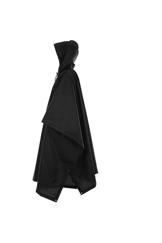 Bloomnest Yürüyüş Yağmurluk Piknik Matı Kapüşonlu Kamp İçin Hafif Güneş Geçirmez Bisiklet Battaniye Barınağı Arada Açık 3'ü 1 Je Siyah Siyah