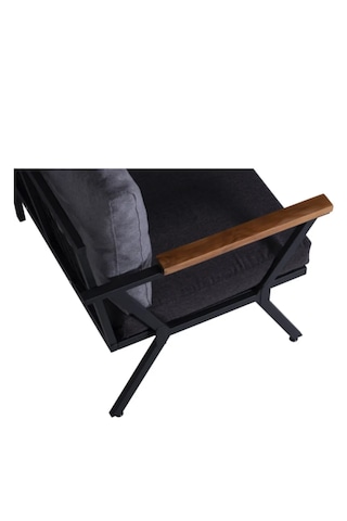 PiLocco Demonte Metal Mutfak Köşe Takımı 180 x 180 CM Antrasit - Gri