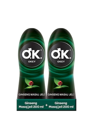 Ginseng Masaj Jeli Su Bazlı 2'li Set 400 Ml