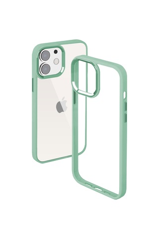 Buff Apple Uyumlu iPhone 11 New Air Bumper Kılıf Açık Yeşil