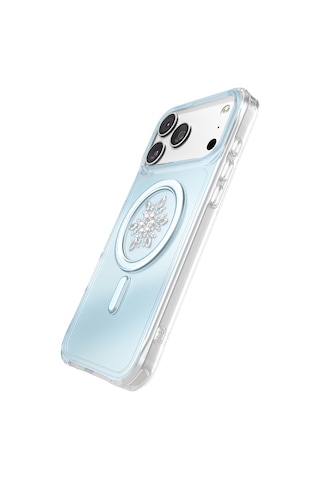 İphone 18 Pro Max Uyumlu Kılıf M-safe Şarj Özellikli Zore Paris Mova Sert Pc Kapak Mavi