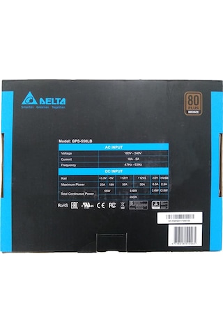 Delta GPS-550LB 550W 80+ Bronz Güç Kaynağı