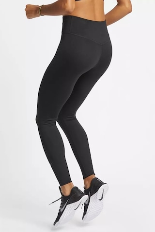 Nike Dri Fit One Luxe Full Length Leggins Women's Tigh Fit 3 Cepli Toparlayıcı Siyah Tayt Siyah