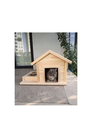 Özel Tasarım İç Ve Dış Mekan Yalıtımlı Kedi Yuvası Kedi Evi