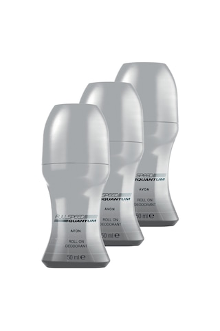 Avon Full Speed Quantum Erkek Roll-On Deodorant 3 x 50 ML