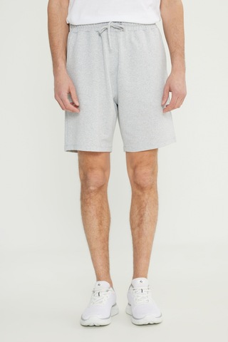 Erkek Antrasit - Gri Melanj 2'li Paket Pamuklu Rahat Nefes Alabilen 2 İplik Cepli Örme Standart Fit Şort Antrasit - Gri Melanj