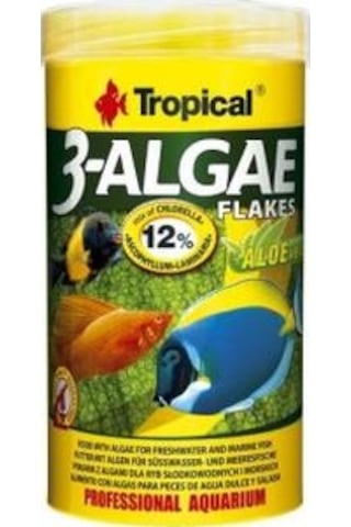 Tropical 3-Algae Flakes 100gr. (Açık)