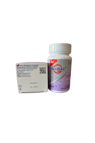 Glurax Powder, Diş Protezi Yapıştırıcı Toz